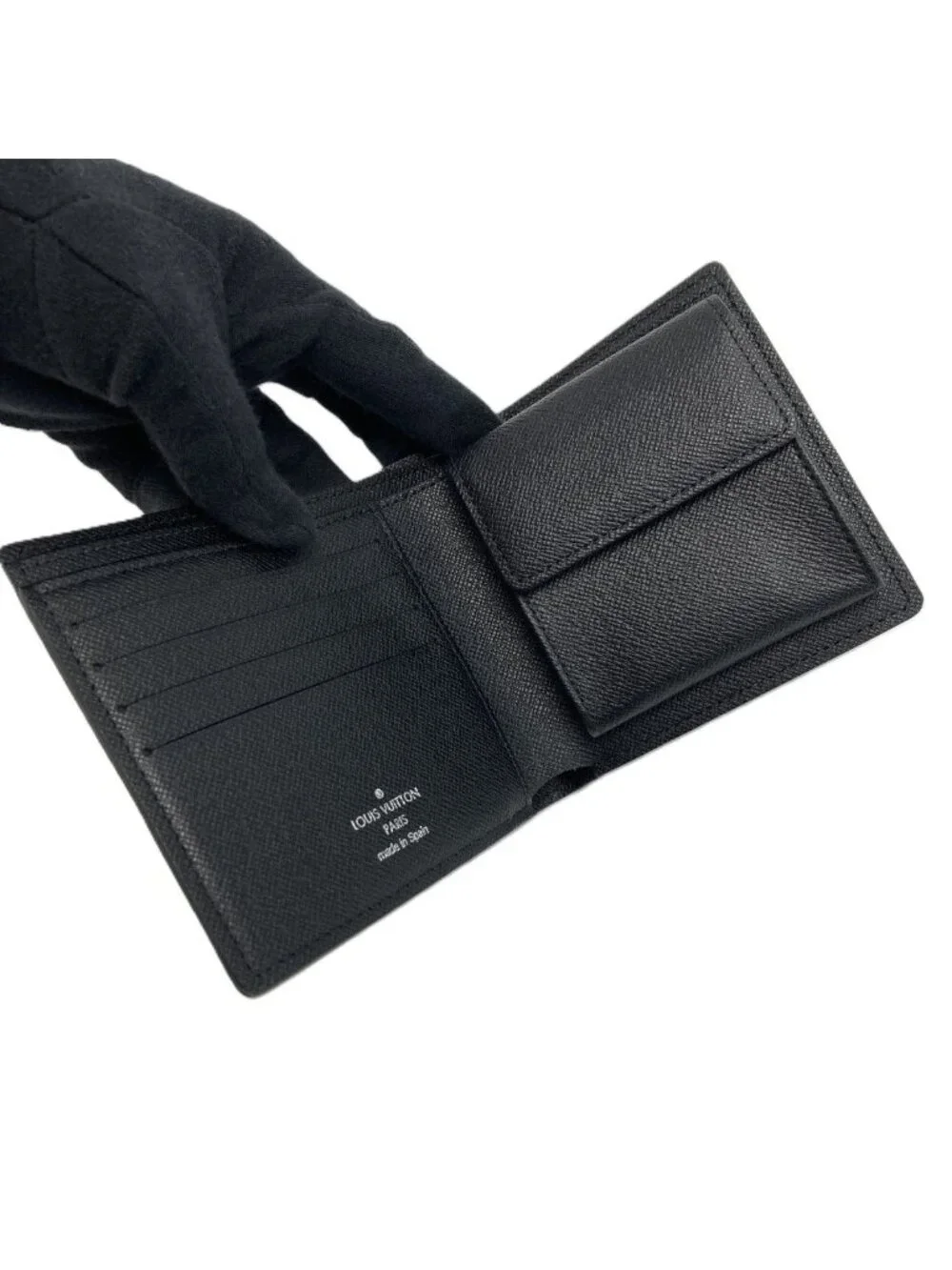 Louis Vuitton Damier Cobalt Portefeuille Marco Bifold Wallet Fabric